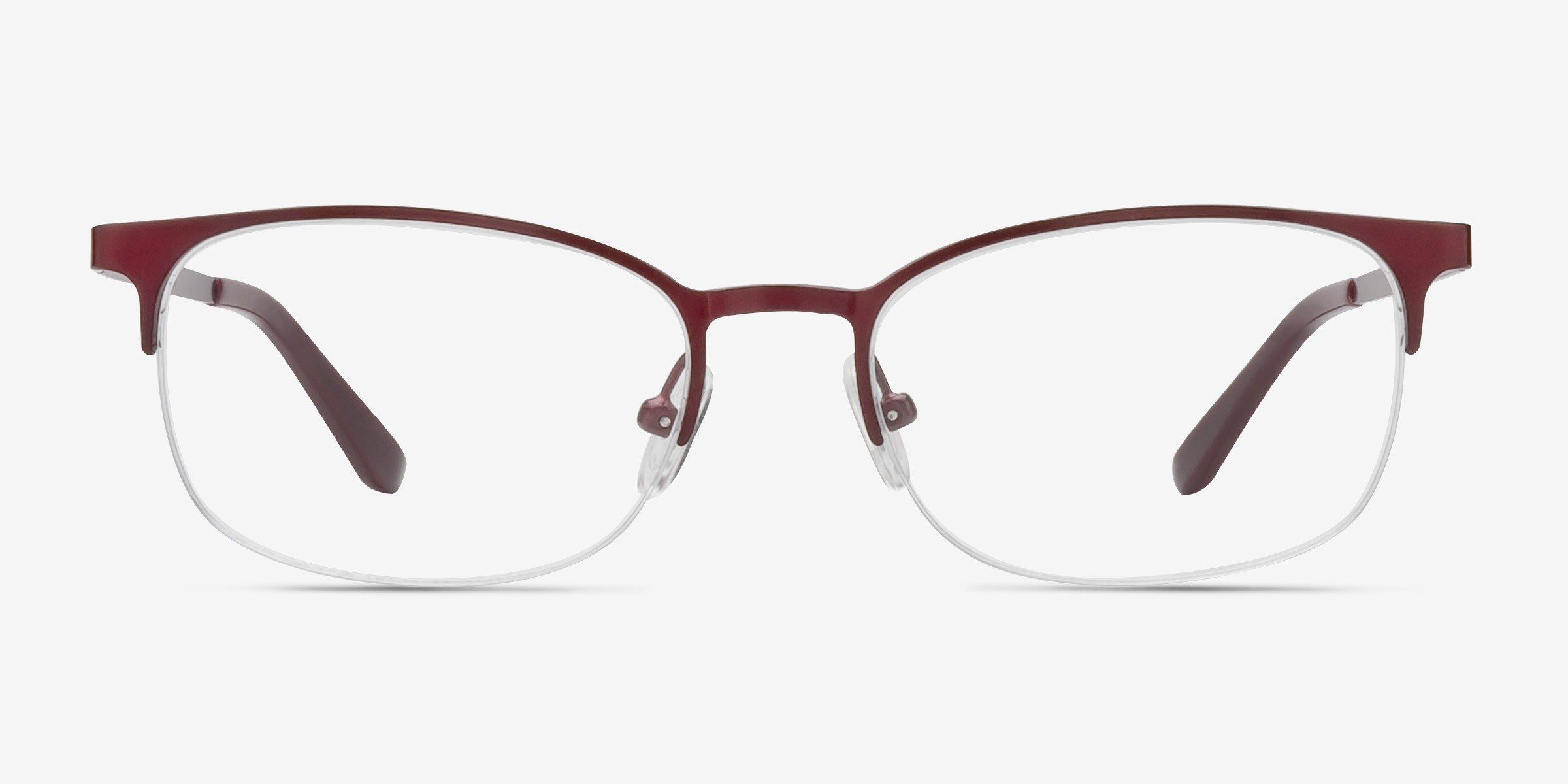 Rectangle Burgundy Glasses for Women Eyebuydirect