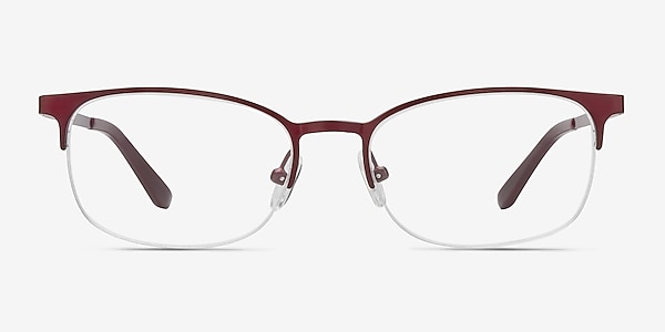 Cornet Burgundy Metal Eyeglass Frames