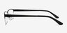 Fife Black MetalEyeglass Frames from EyeBuyDirect, Side View
