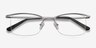 Vespid Light Gunmetal MetalEyeglass Frames from EyeBuyDirect, Closed View