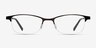 Pearl Brown MetalEyeglass Frames from EyeBuyDirect, Front View