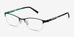 Pearl Brown MetalEyeglass Frames from EyeBuyDirect, Angle View