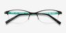 Pearl Brown MetalEyeglass Frames from EyeBuyDirect, Closed View