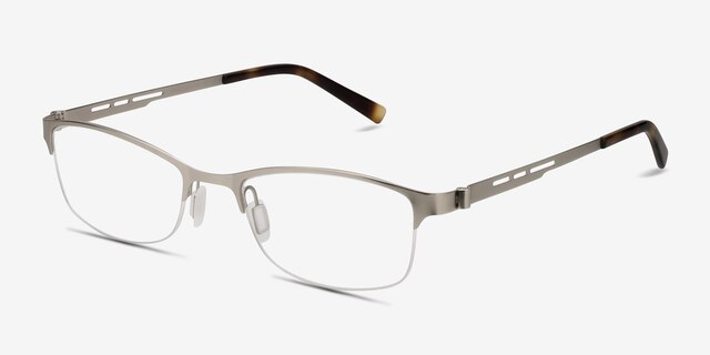 Pearl Silver MetalEyeglass Frames from EyeBuyDirect, Angle View