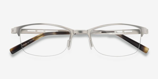Pearl Silver MetalEyeglass Frames from EyeBuyDirect, Closed View
