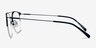 Ascent Navy MetalEyeglass Frames from EyeBuyDirect, Side View