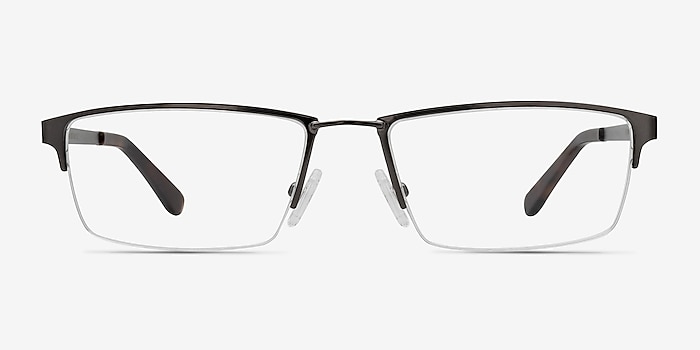 Bowler Gunmetal Metal Eyeglass Frames from EyeBuyDirect