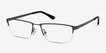 Bowler Gunmetal MetalEyeglass Frames from EyeBuyDirect, Angle View