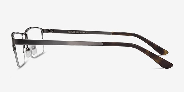 Bowler Gunmetal Metal Eyeglass Frames from EyeBuyDirect