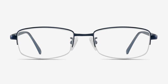 Limit Navy MetalEyeglass Frames from EyeBuyDirect, Front View