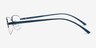 Limit Navy MetalEyeglass Frames from EyeBuyDirect, Side View