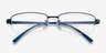 Limit Navy MetalEyeglass Frames from EyeBuyDirect, Closed View