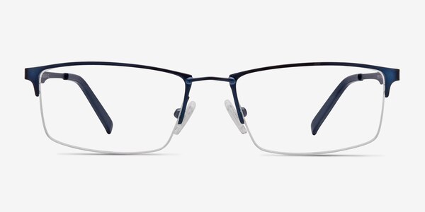Furox Navy Metal Eyeglass Frames