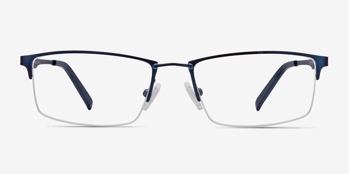 Furox Navy Metal Eyeglass Frames from EyeBuyDirect