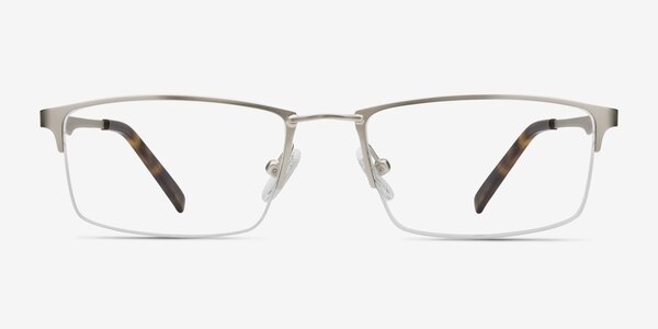 Furox Silver Metal Eyeglass Frames
