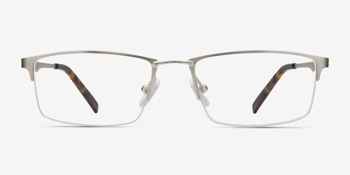 Furox Silver Metal Eyeglass Frames from EyeBuyDirect