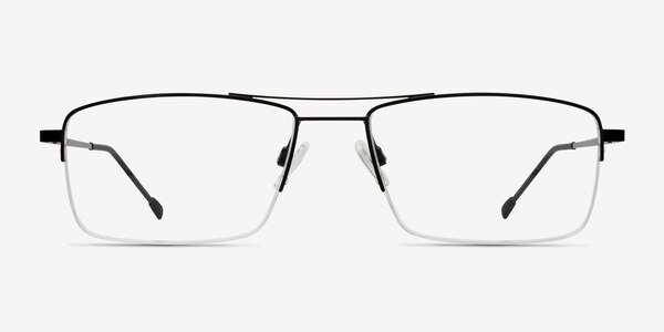 Creel Black Metal Eyeglass Frames