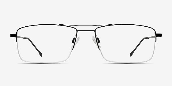 Creel Black Metal Eyeglass Frames