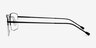 Creel Black MetalEyeglass Frames from EyeBuyDirect, Side View