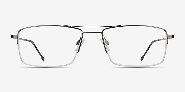 Creel Gunmetal Metal Eyeglass Frames
