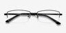 Promenade Black MetalEyeglass Frames from EyeBuyDirect, Closed View