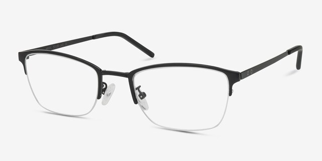 Argil Black MetalEyeglass Frames from EyeBuyDirect, Angle View