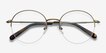 Albee Bronze MetalEyeglass Frames from EyeBuyDirect, Closed View