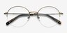 Albee Bronze MetalEyeglass Frames from EyeBuyDirect, Closed View
