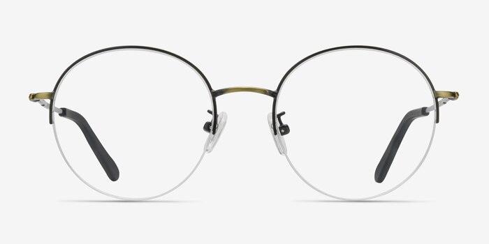 Albee Black Bronze Métal Montures de lunettes de vue d'EyeBuyDirect