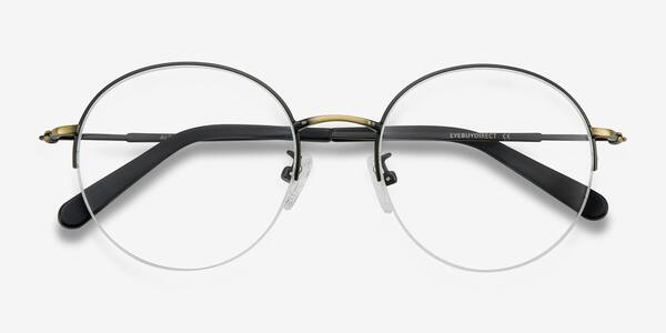 Black Bronze Albee -  Metal Eyeglasses