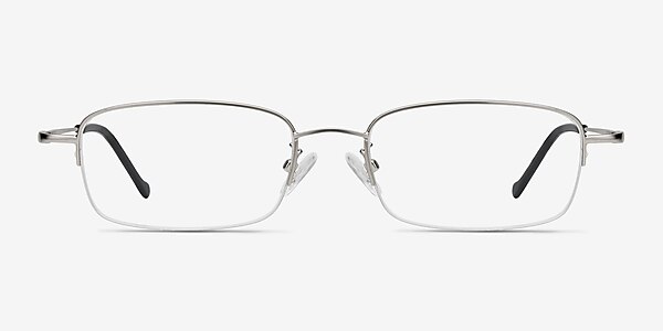 Strasse Silver Metal Eyeglass Frames