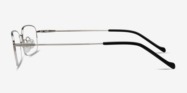 Strasse Silver MetalEyeglass Frames from EyeBuyDirect, Side View