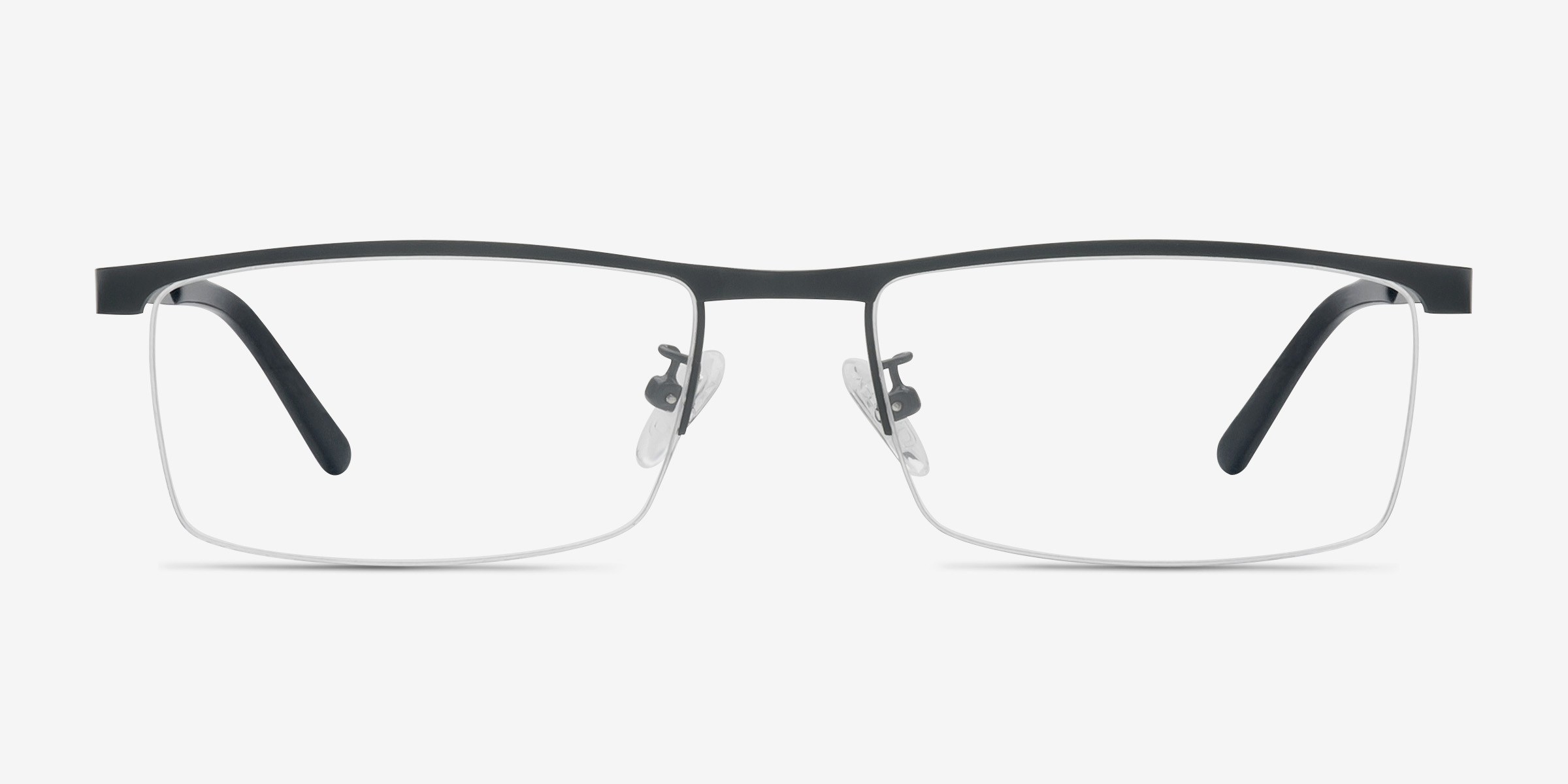Chute Rectangle Black Glasses for Men | Eyebuydirect