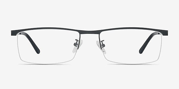 Chute Black Metal Eyeglass Frames