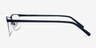 Chute Navy MetalEyeglass Frames from EyeBuyDirect, Side View