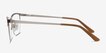 Lille Brown MetalEyeglass Frames from EyeBuyDirect, Side View
