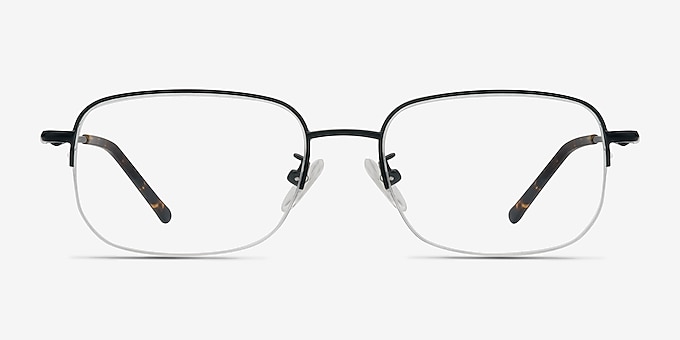 Munroe Black Metal Eyeglass Frames