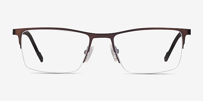 Variable Brown Metal Eyeglass Frames