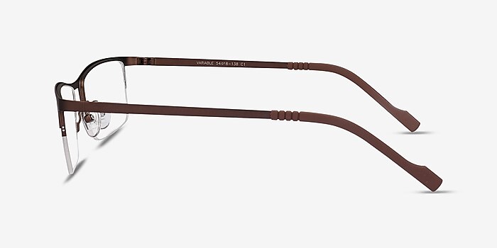 Variable Brown Metal Eyeglass Frames from EyeBuyDirect