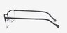 Variable Black MetalEyeglass Frames from EyeBuyDirect, Side View