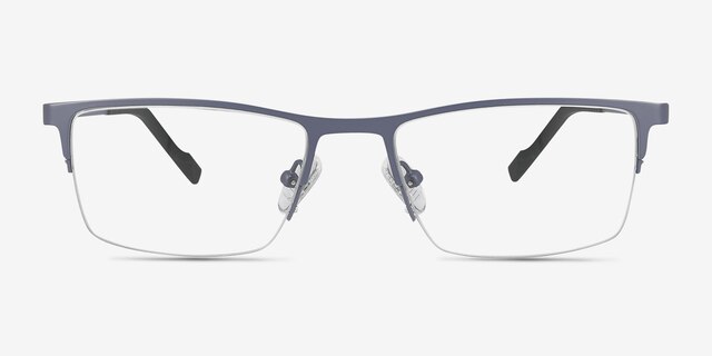 Variable Gris MétalMontures de lunettes de vue d'EyeBuyDirect, Vue de Face