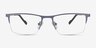 Variable Gris MétalMontures de lunettes de vue d'EyeBuyDirect, Vue de Face