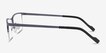 Variable Gray MetalEyeglass Frames from EyeBuyDirect, Side View