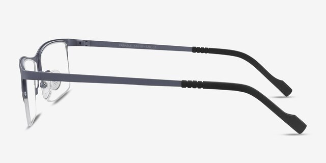 Variable Gris MétalMontures de lunettes de vue d'EyeBuyDirect, Vue de Côté