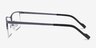 Variable Gris MétalMontures de lunettes de vue d'EyeBuyDirect, Vue de Côté