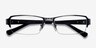 Vela Gunmetal MetalEyeglass Frames from EyeBuyDirect, Closed View