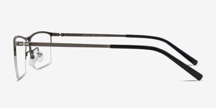 Carve Gunmetal Métal Montures de lunettes de vue d'EyeBuyDirect