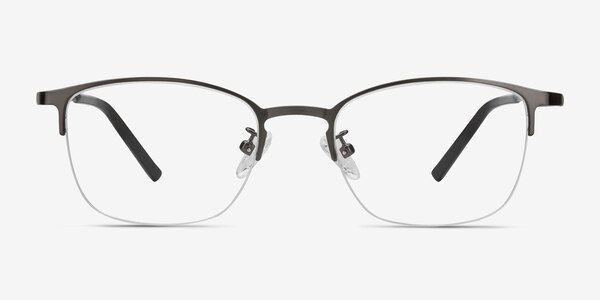 Scaffold Gunmetal Metal Eyeglass Frames