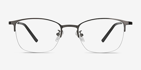 Scaffold Gunmetal Metal Eyeglass Frames
