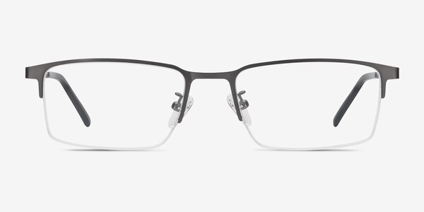 Vienna Gray Metal Eyeglass Frames